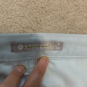 Athleta cropped skinny jeans